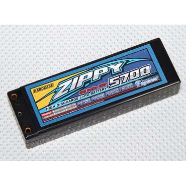 BATERIA LIPO 2S 7,4V 5700MAH 50C HARDCASE PACK ZIPPY 2S50C5700